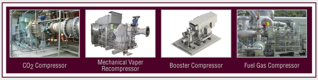 Compressors - CO2 Compressor, Mechanical Vaper Compressor, Booster Compressor, Fuel Gas Compressor