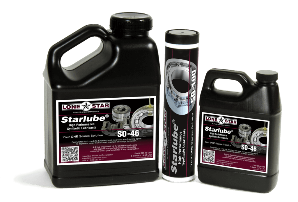 Lone Star Starlube Lubricants for Blowers and Compressors Lone Star